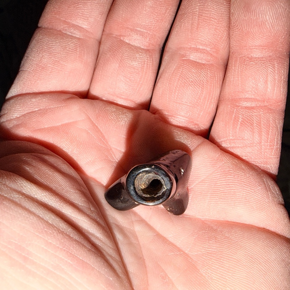 Vintage Authentic Black Coral ONE-HITTERS